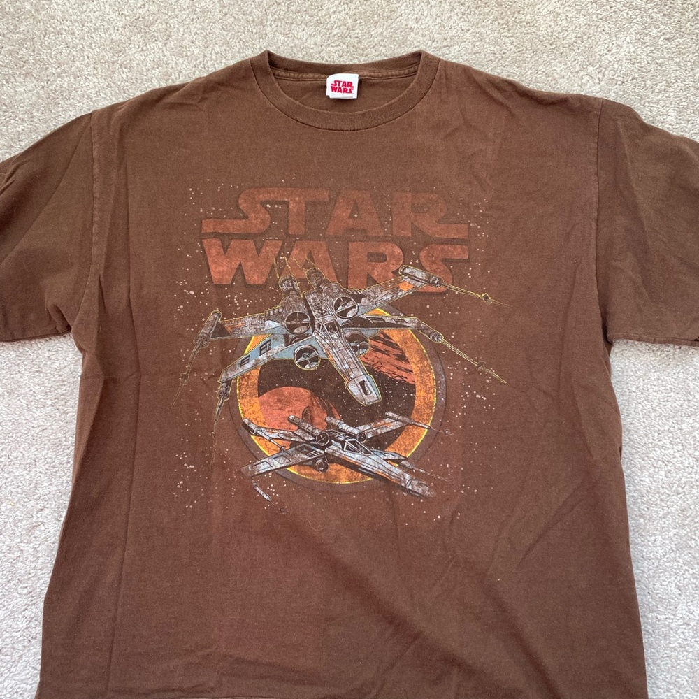 Star Wars Brown X-Wing Graphic Tee